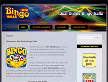 Tablet Screenshot of best-bingo-halls.com